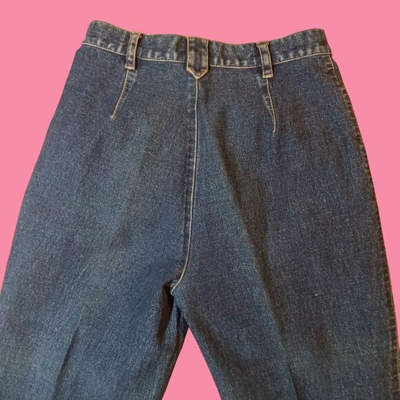 Liz Wear Vintage Stirrup Jeans Size 10 Denim 1990's Mom 26x31 - Picture 5 of 7